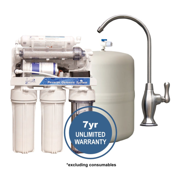 Excalibur Premium RO System – 6-Stage Reverse Osmosis with Alkaline Remineralization